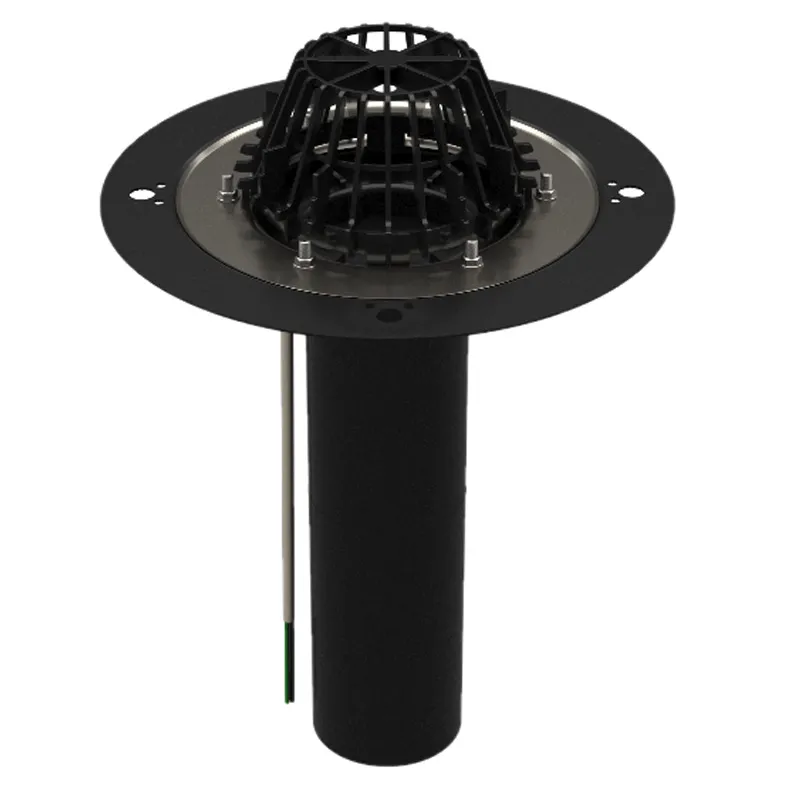 Воронка кровельная переливная WIGAR, с фартуком из ПВХ, DN 110 (110х600 мм.)