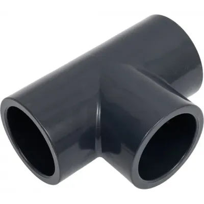 Тройник п/клей НПВХ 90гр. 110-50-110  PN 16 переход. Aquaviva TRD110050