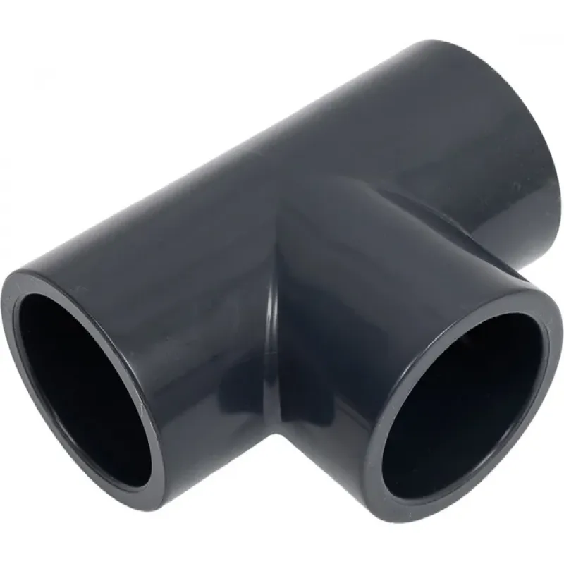 Тройник п/клей НПВХ 90гр. 110-110  PN 16 напор. прямой Aquaviva TEE1100