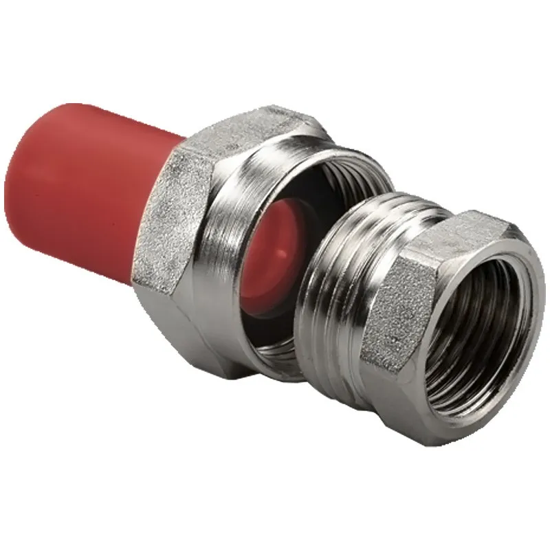 Муфта трубная ПП-ВР разъемная 40-1 1/4" PN25 противопож. красная AntiFire 51273